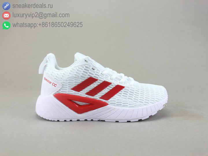 ADIDAS NEO QUESTAR CC W BR RUNNING SHOES WHITE RED UNISEX